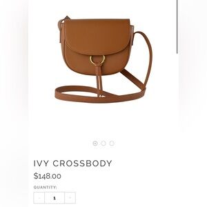 JJ Winters Crossbody purse- Leather